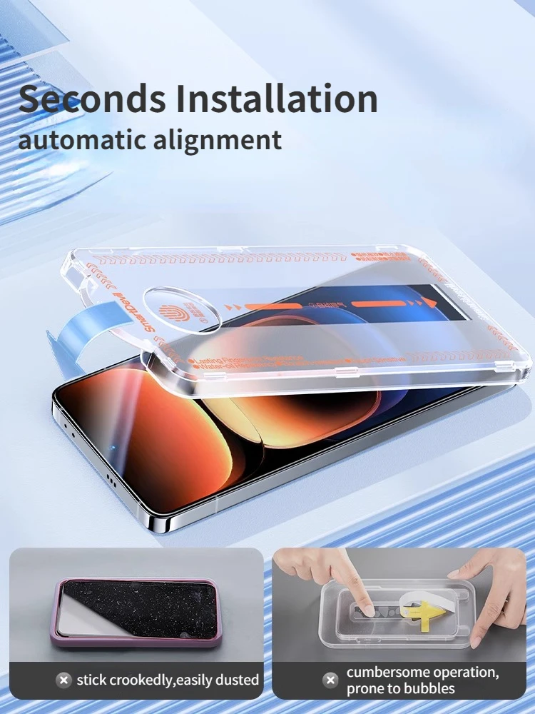 SmartDevil Protector Pantalla Vidrio Templado iQOO 12 Completo - imagen 2