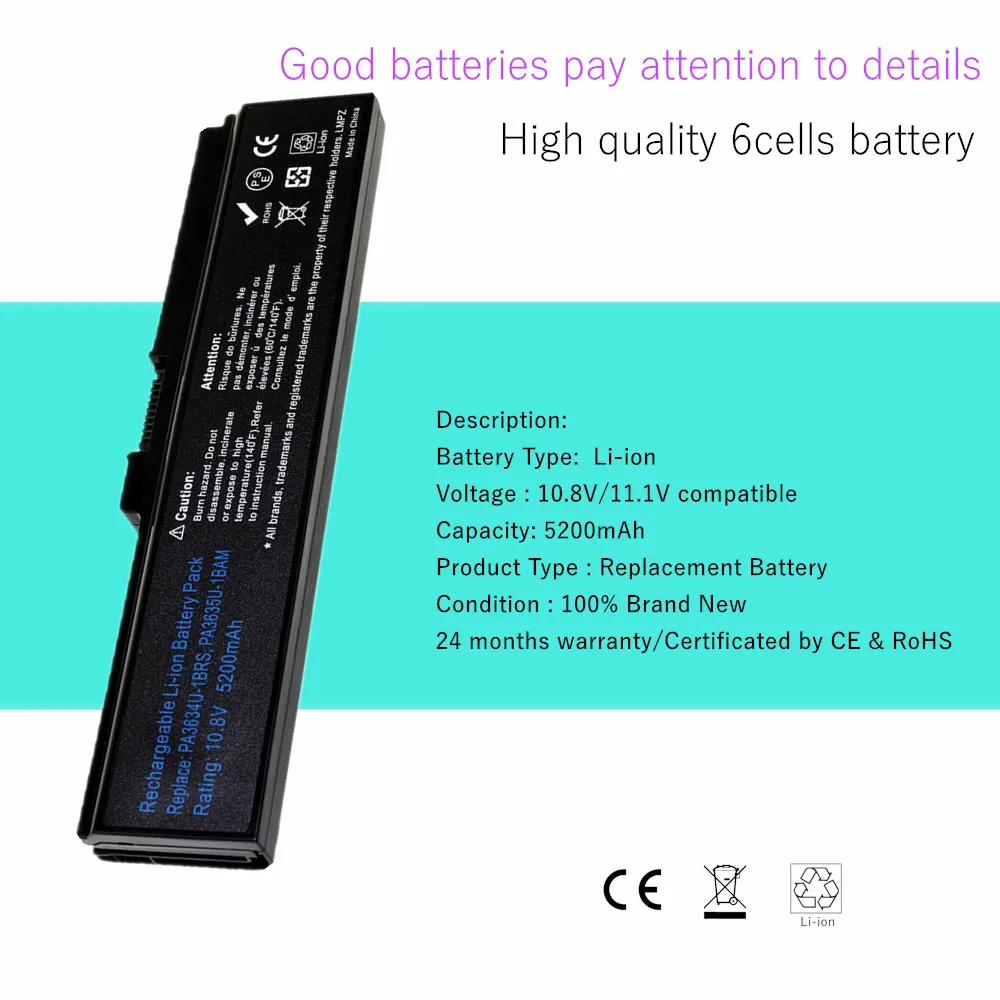 Batería Portátil Toshiba Compatible PABAS228 – Rendimiento Óptimo - imagen 5