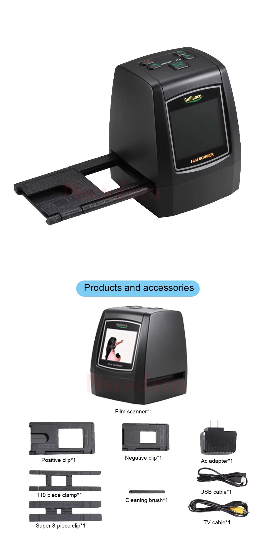 Accesorios incluidos