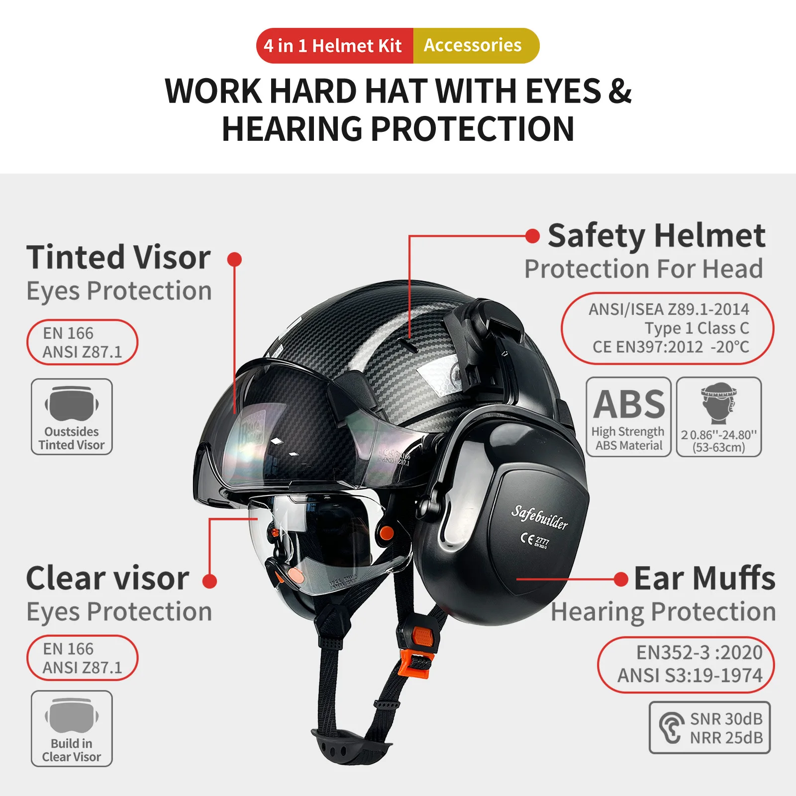 Casco con reflectantes