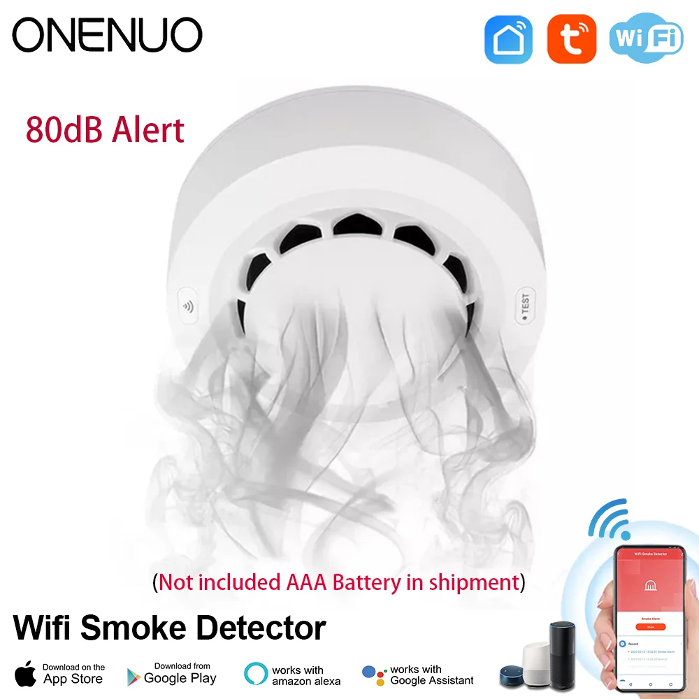 Detector de humo inteligente con conectividad WiFi