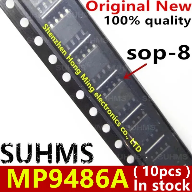 Vista frontal del chip MP9486 en encapsulado SOP-8