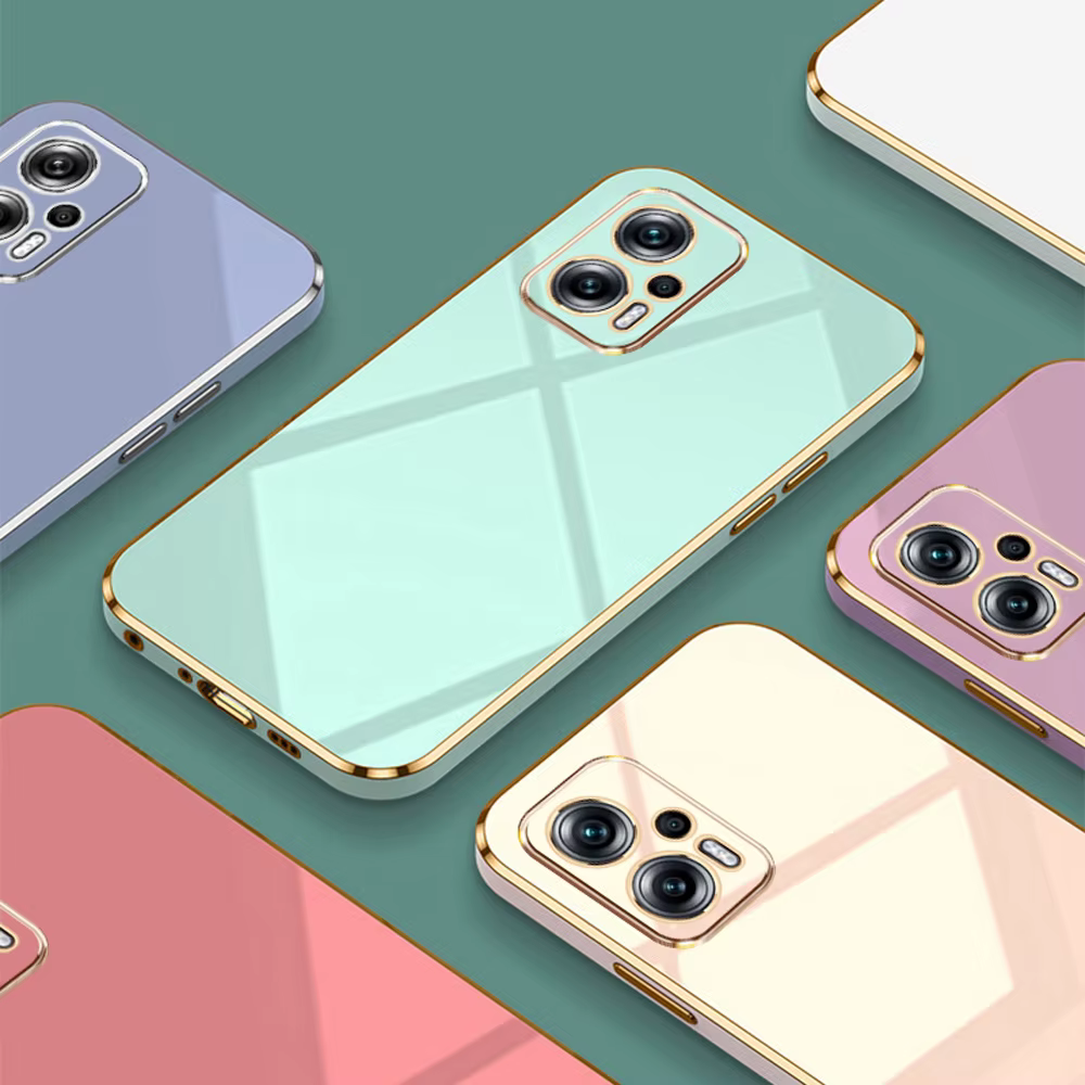 Vista frontal de la funda mostrando el ajuste preciso al Xiaomi Poco X4 GT