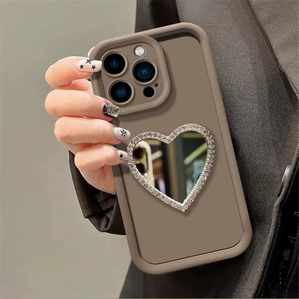 Funda Antigolpes con Espejo Xiaomi POCO – Diseño Corazón