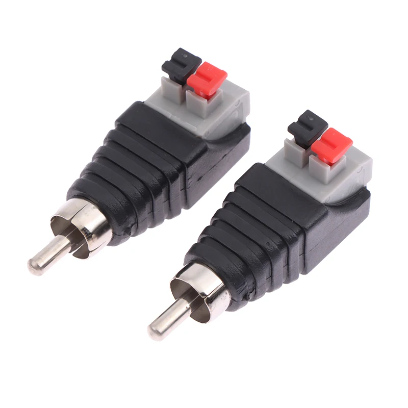 Adaptador RCA de Altavoz – Cable Audio con Conector a Presión