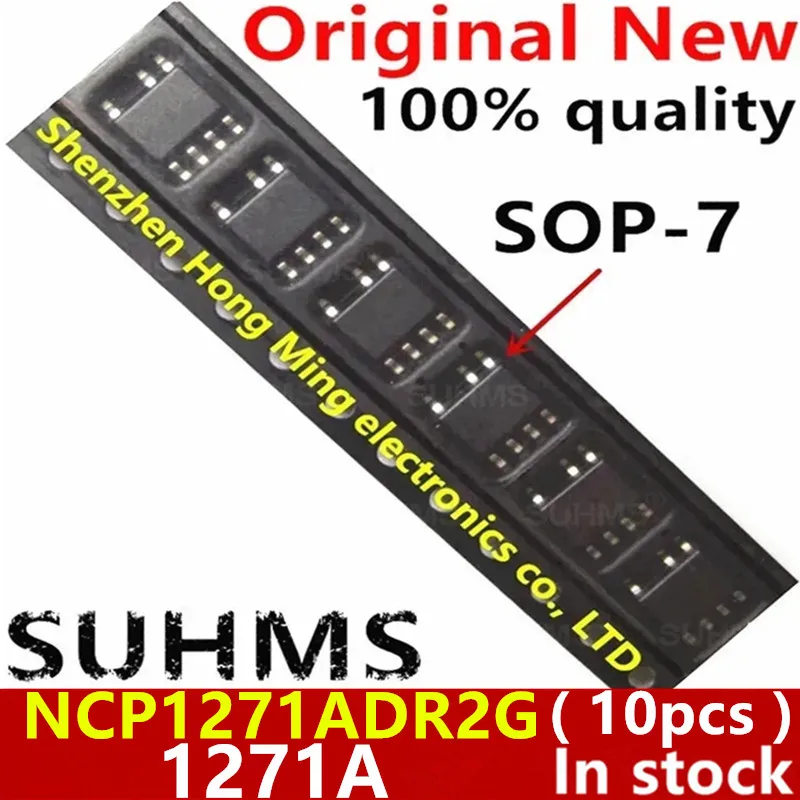 Imagen del chipset NCP1271 en encapsulado SOP-7