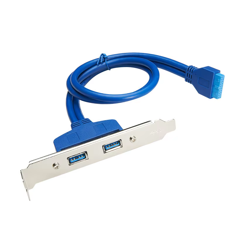 Detalle del soporte PCI metálico