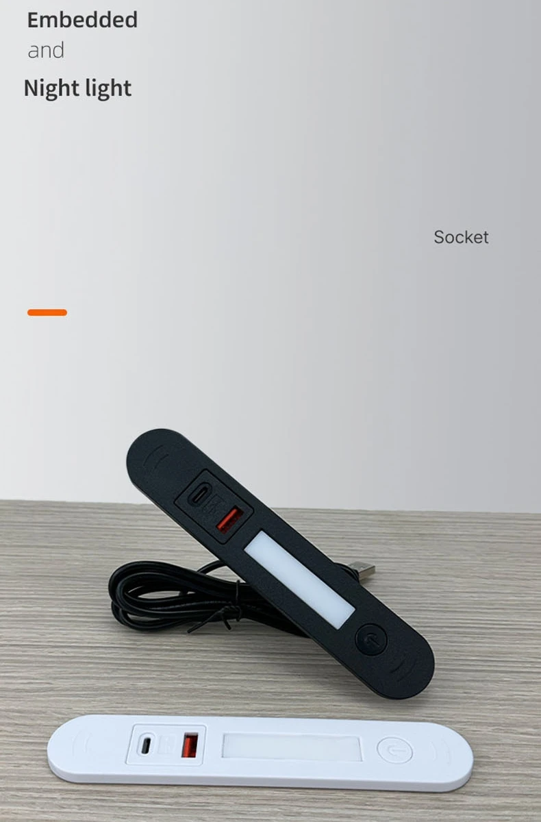 Puertos USB-A y USB-C visibles