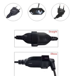 Adaptador CEE7/16 Macho/Hembra Dual – Cable Extensión Europeo