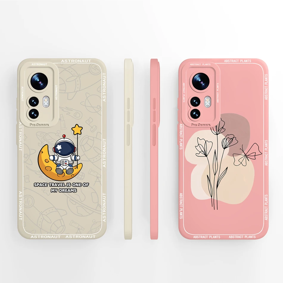 Xiaomi 12 Lite Funda Silicona Líquida – Estilo Mariposa - imagen 5