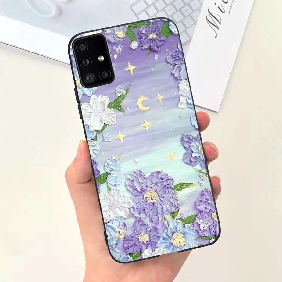 Funda de silicona dinosaurio para Samsung Galaxy M51 vista frontal