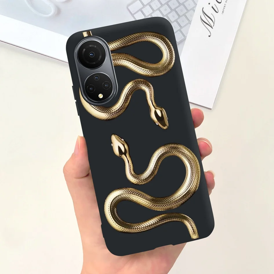Funda con diseño de pato astronauta en silicón mate