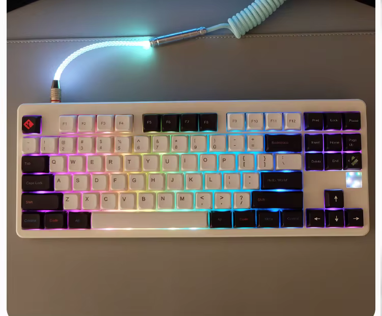 Teclas en teclado ya instalado