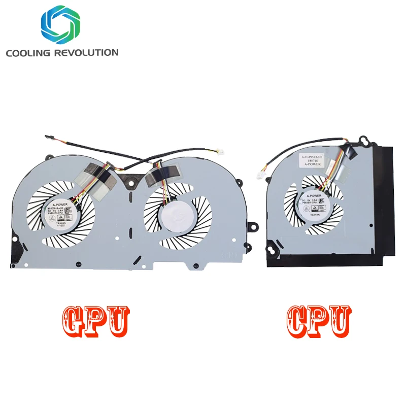 Ventilador de refrigeración Clevo P950HR para CPU y GPU