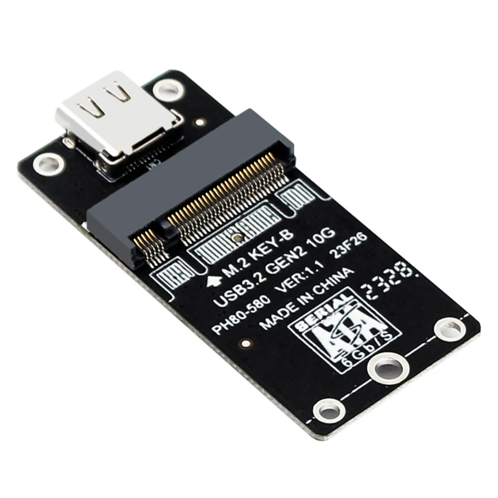 Adaptador NGFF M.2 SATA a USB-C 3.2 JMS580