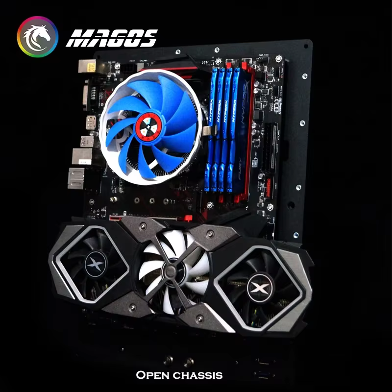Chasis Abierto Aluminio con Refrigeración Líquida para PC MATX/ATX - imagen 2