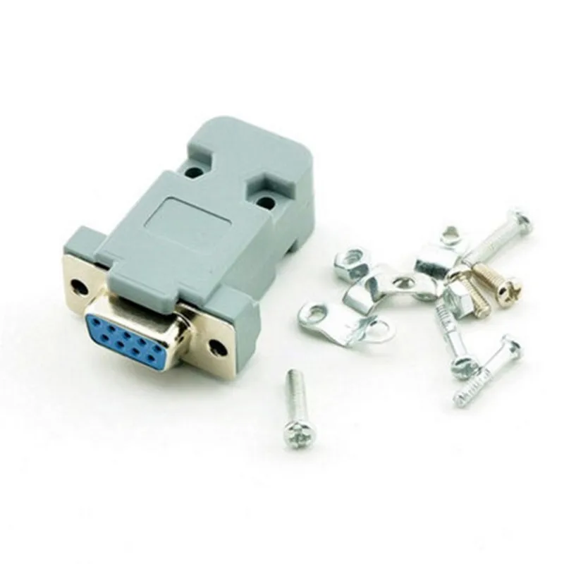 Vista del conector DB9 hembra ensamblado