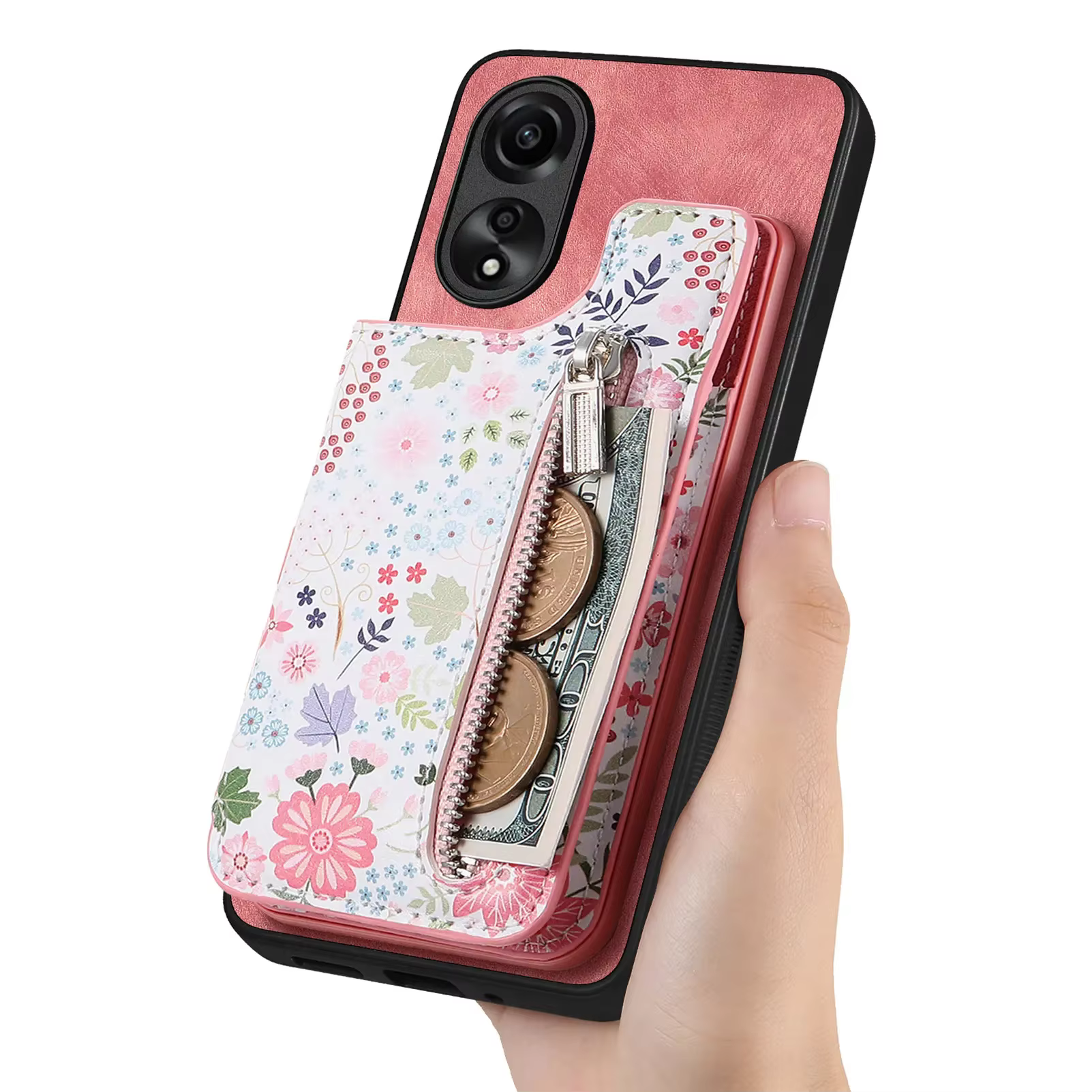 Funda cuero OPPO Realme con tarjetero – A78 A58 A93 C55