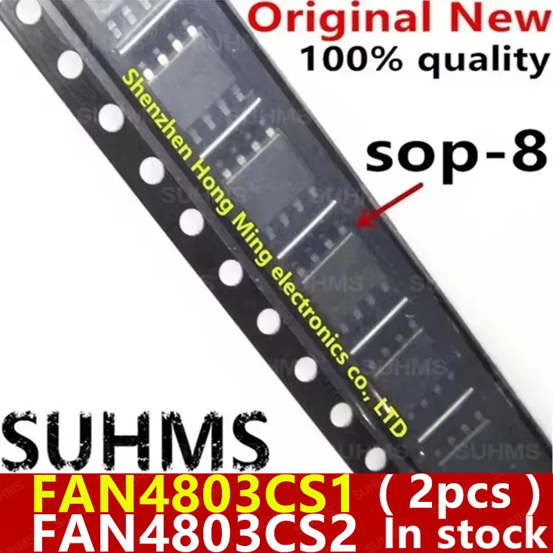 Chipset FAN4803 SOP-8 vista frontal