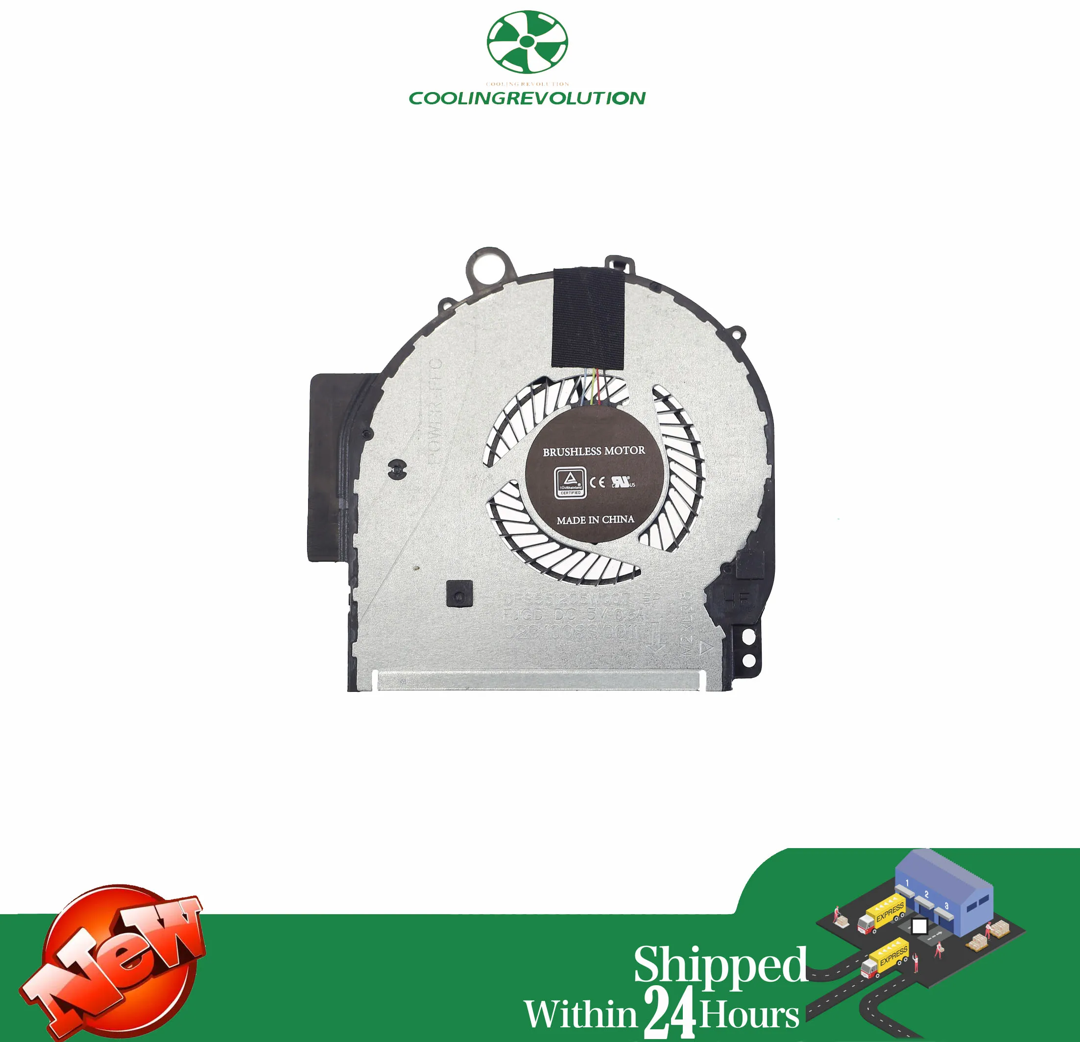 Ventilador nuevo para HP Pavilion con detalles del conector