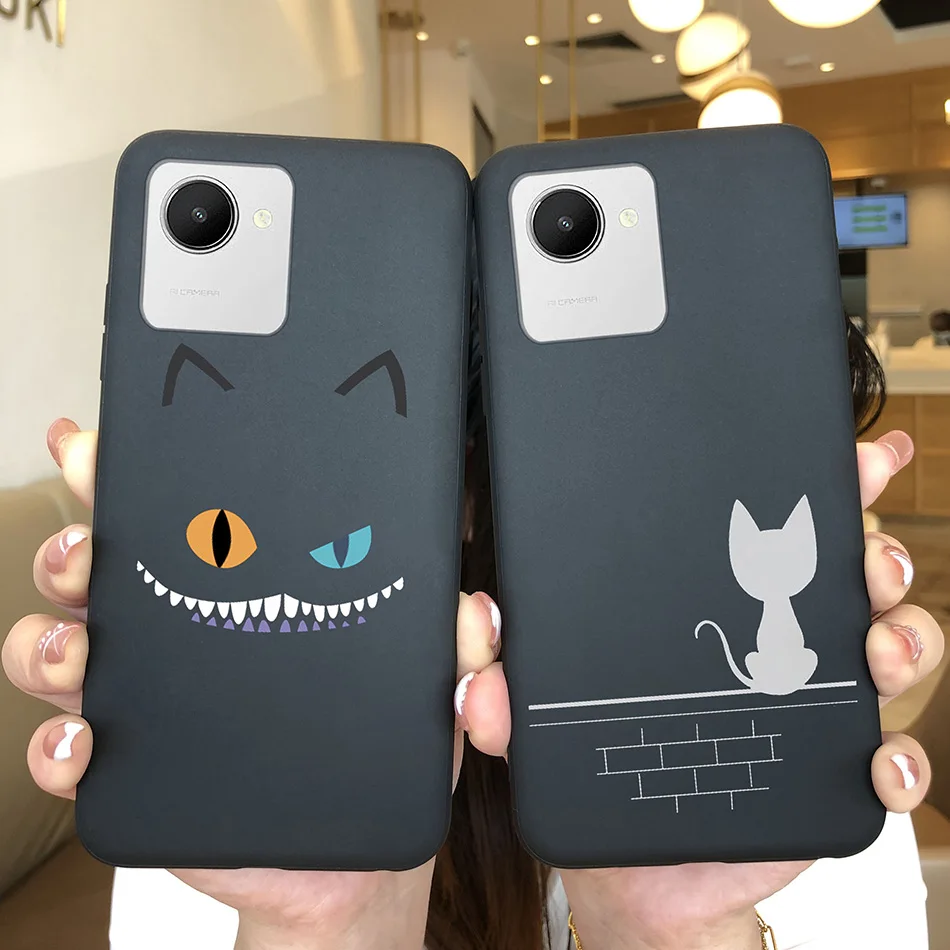 Funda de silicona Realme C31/C30 – Antigolpes Negro Mate - imagen 4