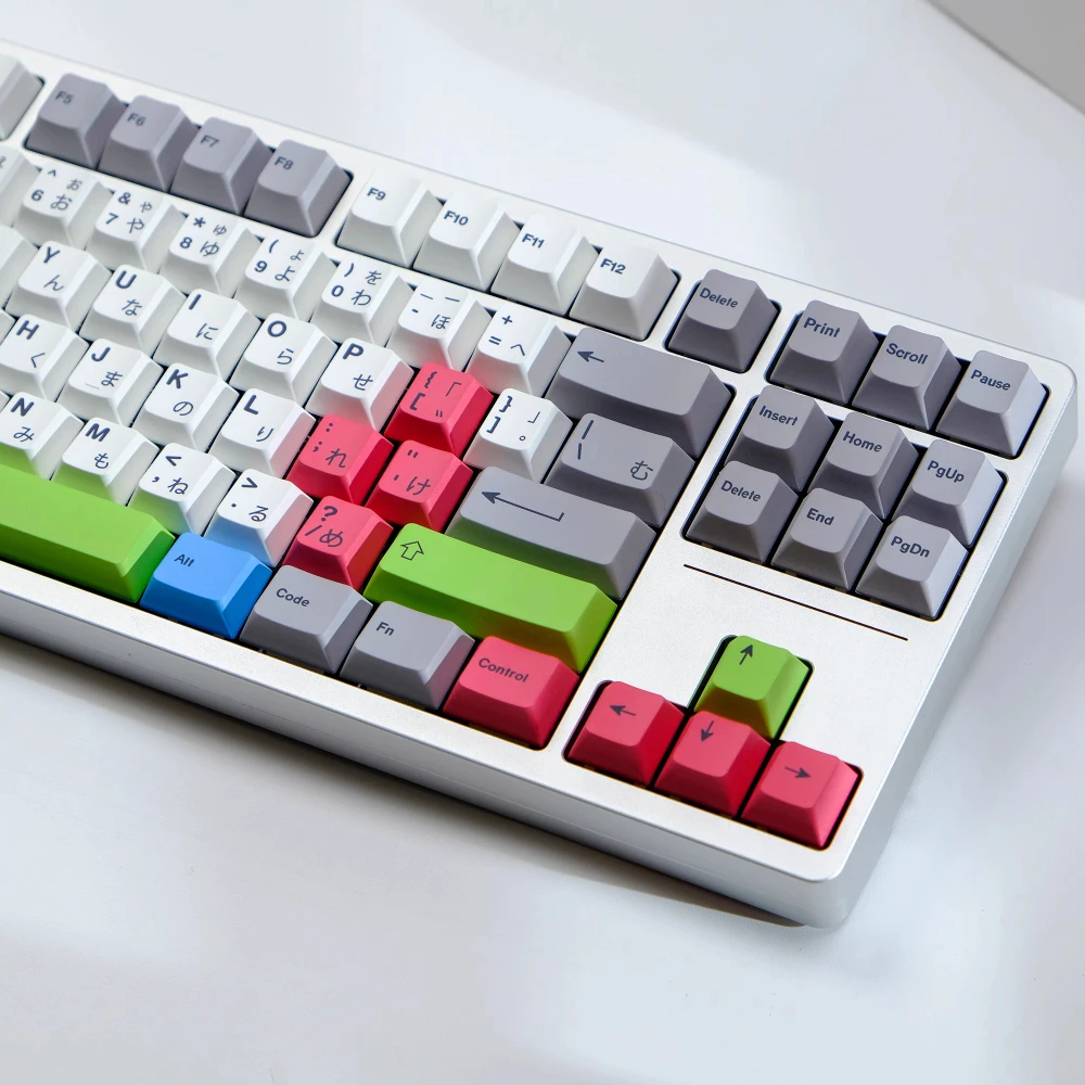 GMK Teclas PBT para Teclado Mecánico MX, Perfil Cherry Blanco Gris - imagen 3