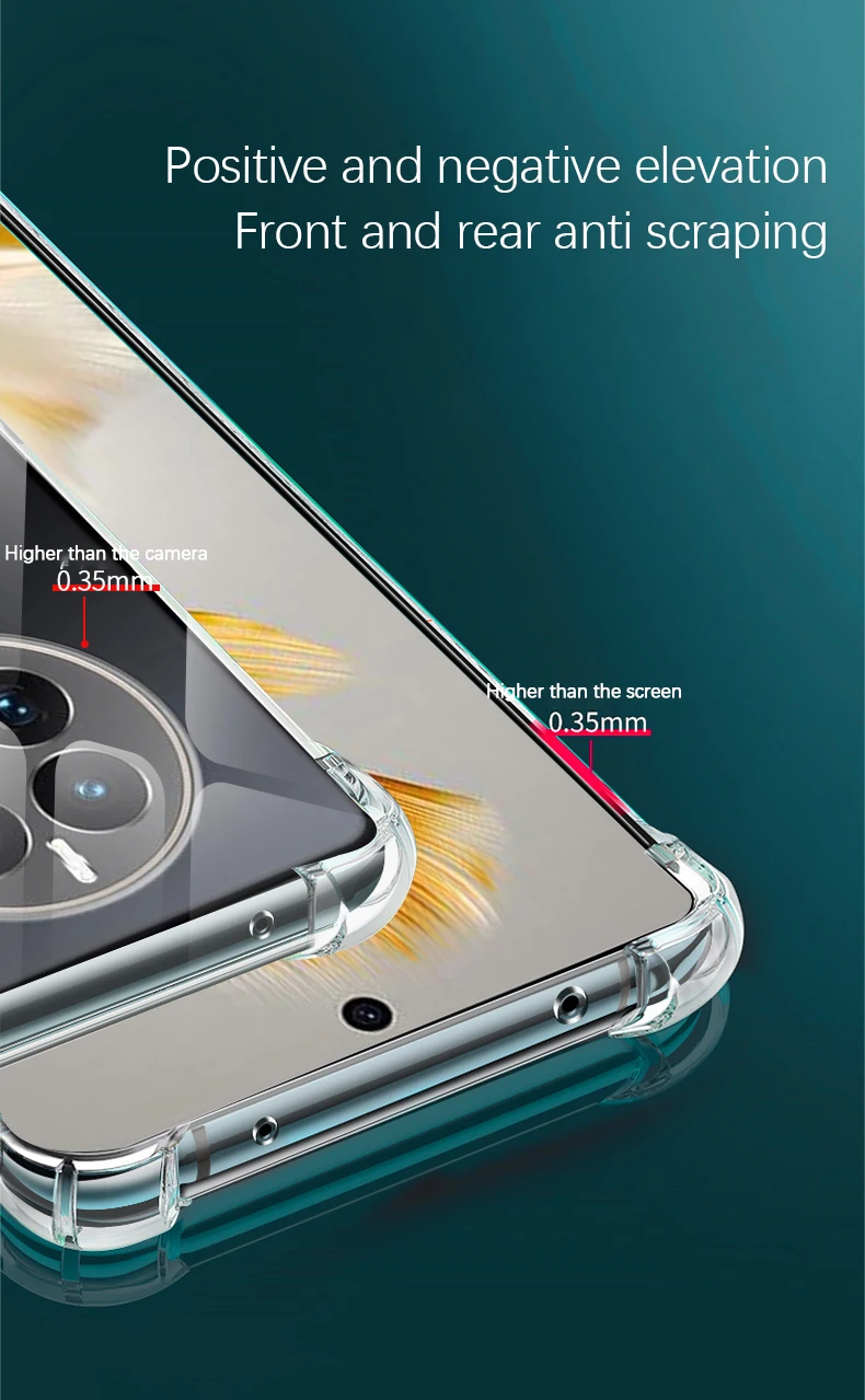 Proceso de instalación de la funda en el Huawei Mate 50