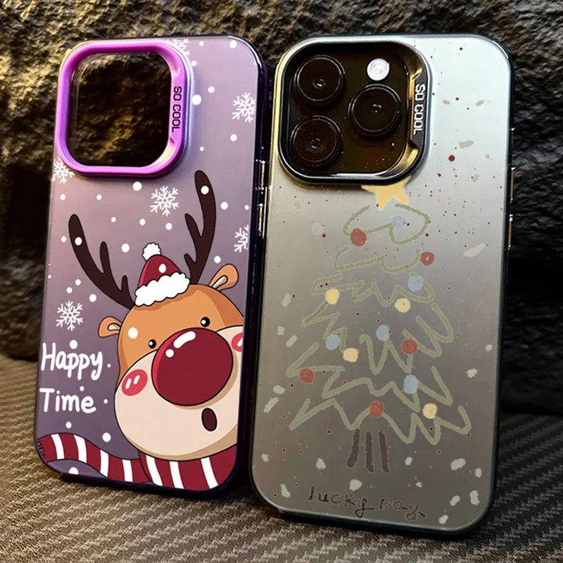 Funda Samsung Galaxy – Árbol de Navidad y Alce - imagen 2