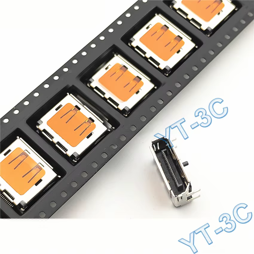 Conector hembra 20 pines vista frontal