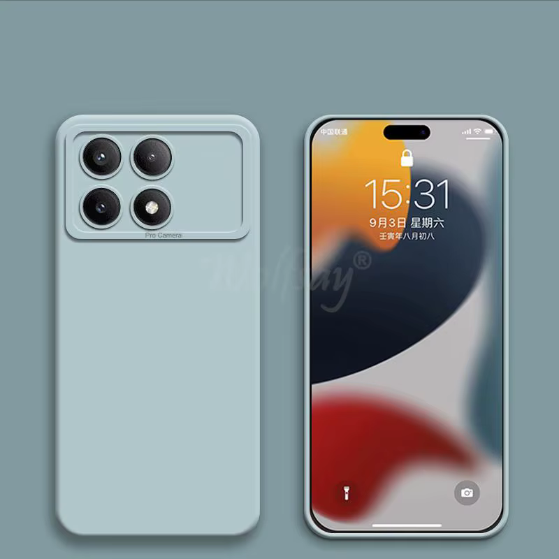 Funda Silicona Líquida Xiaomi POCO X6 Pro – Protección Cámara - imagen 3