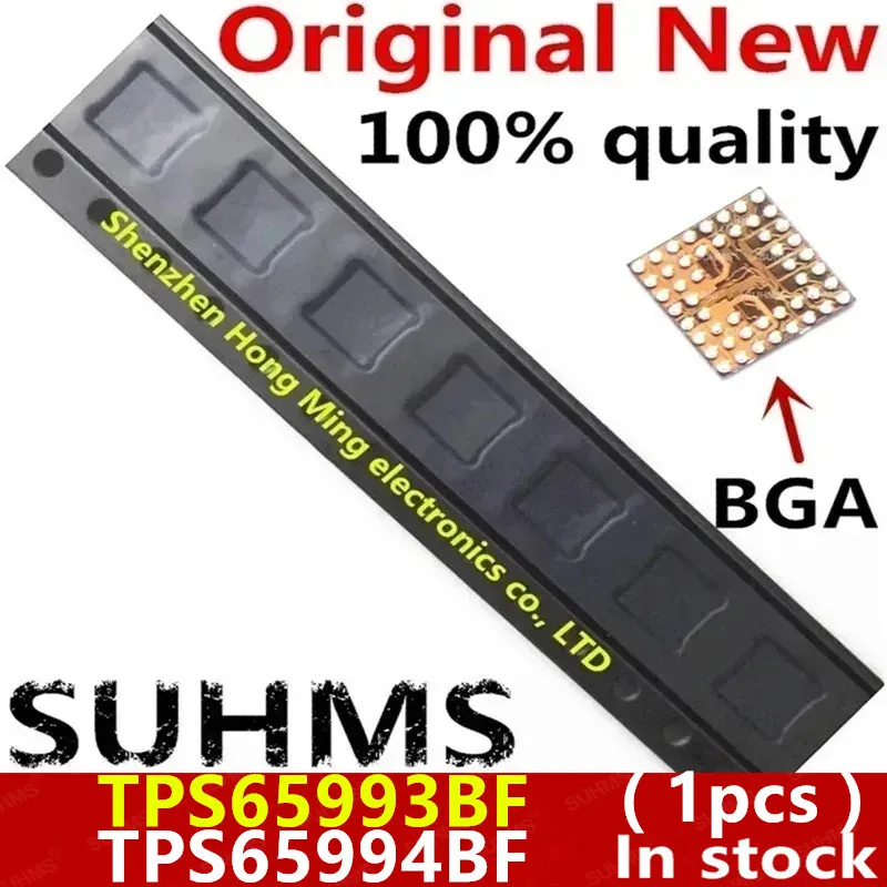 Chipset BGA TPS65993BF vista superior