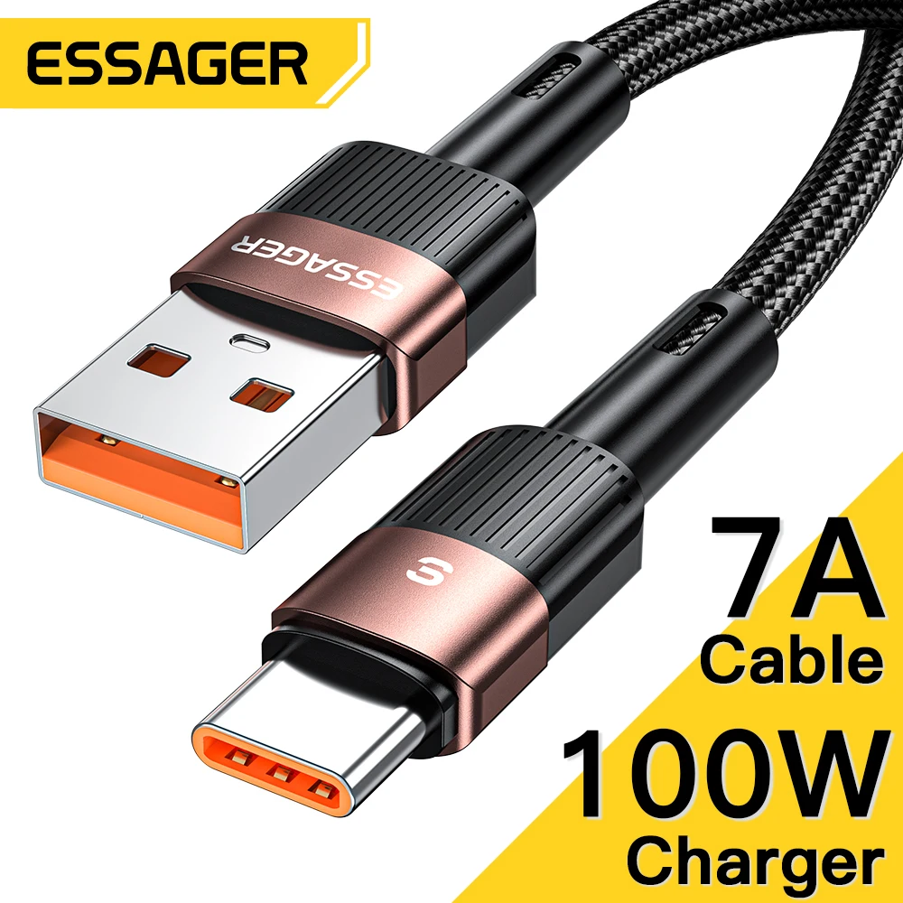 Cable USB-C Essager Carga Rápida – Compatible Huawei y Samsung