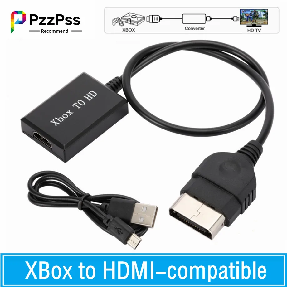 Adaptador PzzPss XBox a HDMI visto de frente