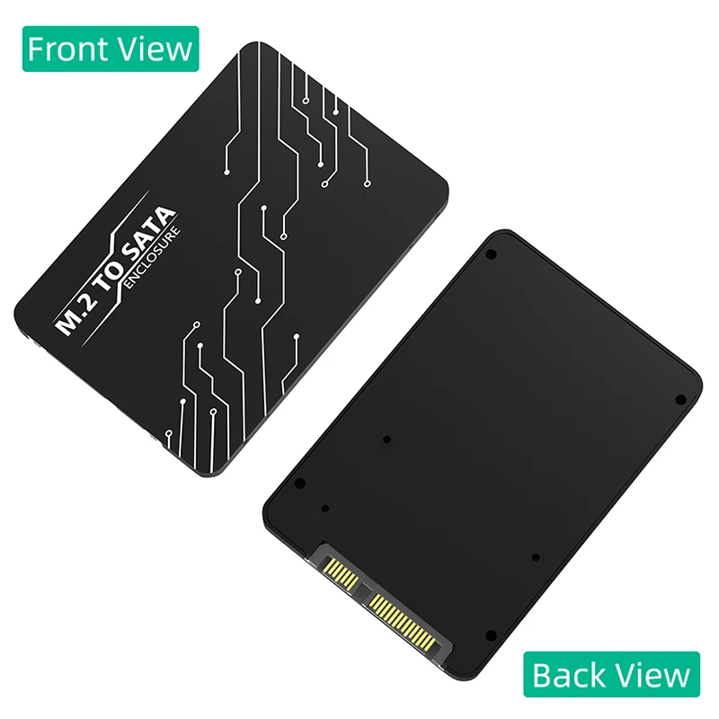 Adaptador M.2 SATA B-Key a 2.5 – Carcasa Aluminio - imagen 4