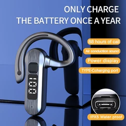 M26 Auriculares de Conducción Ósea Bluetooth 5.2 con Control por Voz