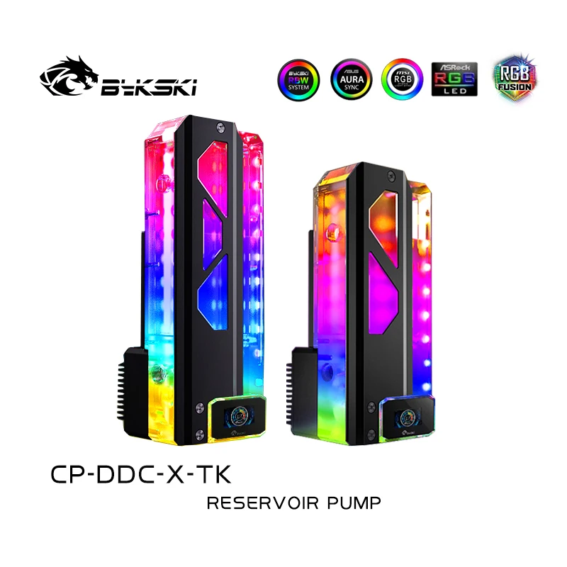 Bykski Bomba Depósito AIO Refrigeración Líquida Acrílica RGB