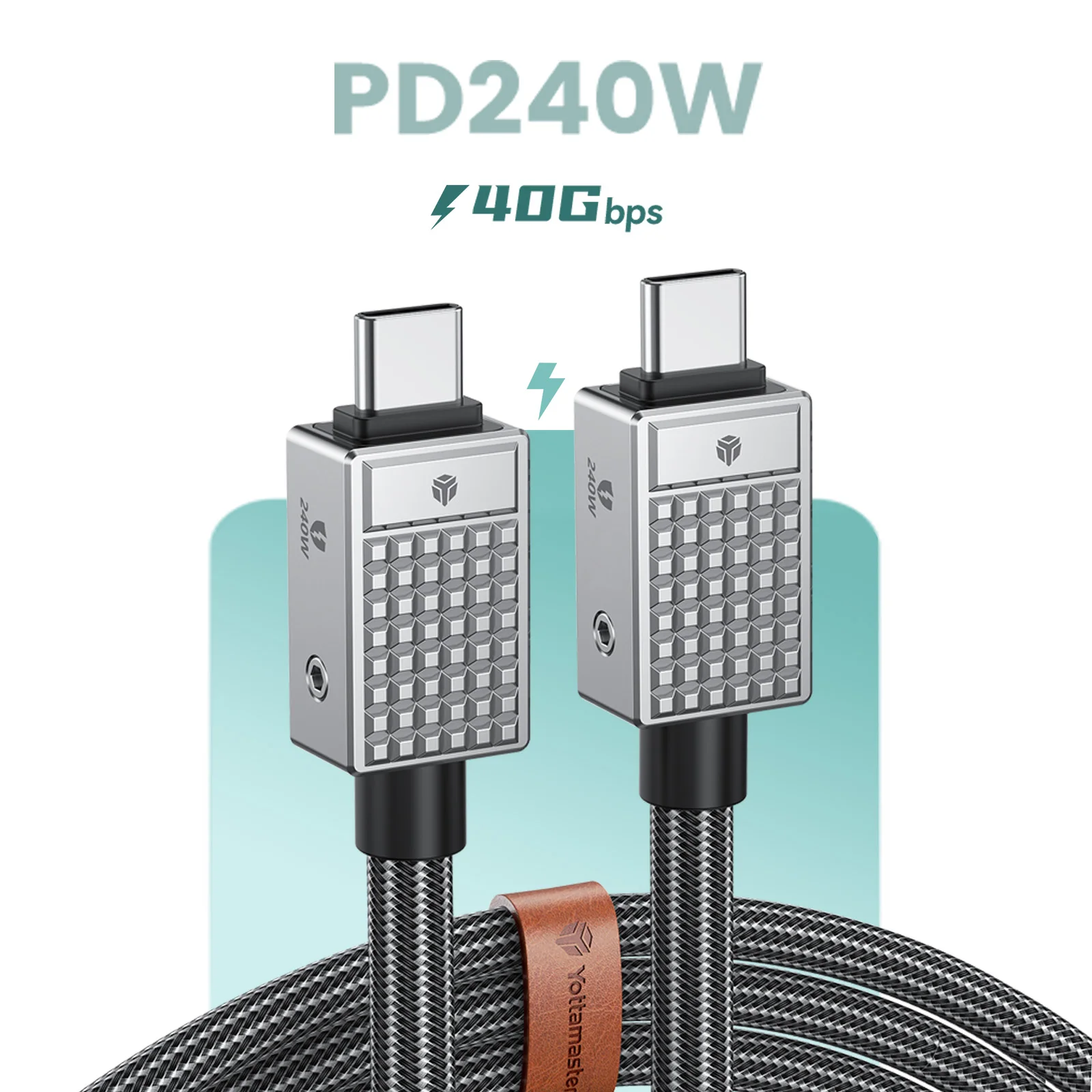 Cable USB C Thunderbolt 4 con connector USB-C
