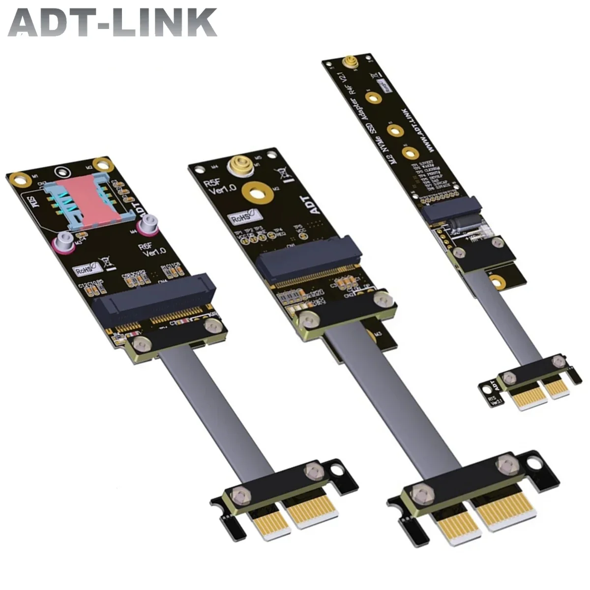 Adaptador PCIe x1 a M.2 NVMe – Expansión WiFi o Gráfica
