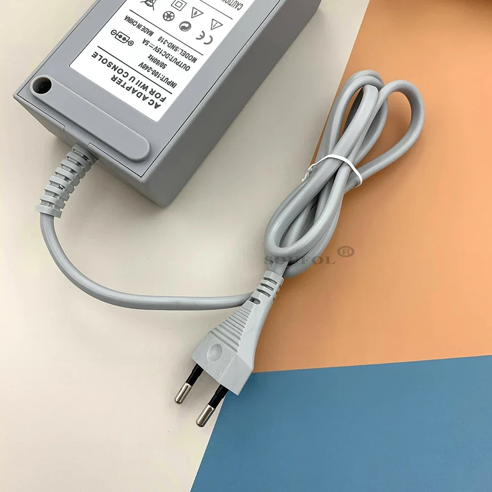 Adaptador de corriente Wii U para cargador de pared con enchufe UE - imagen 5