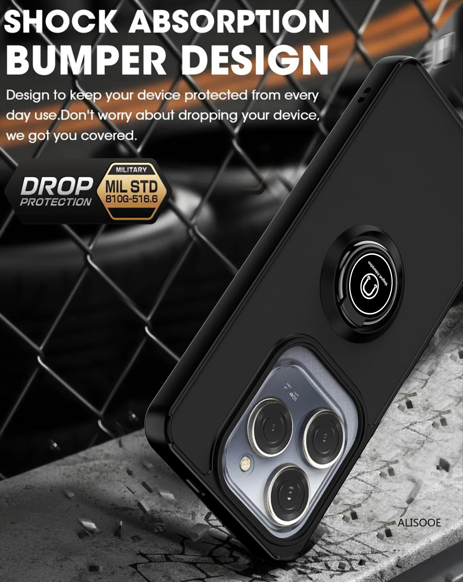 Funda Antigolpes Tecno Spark 20 Pro con Soporte Magnético - imagen 4