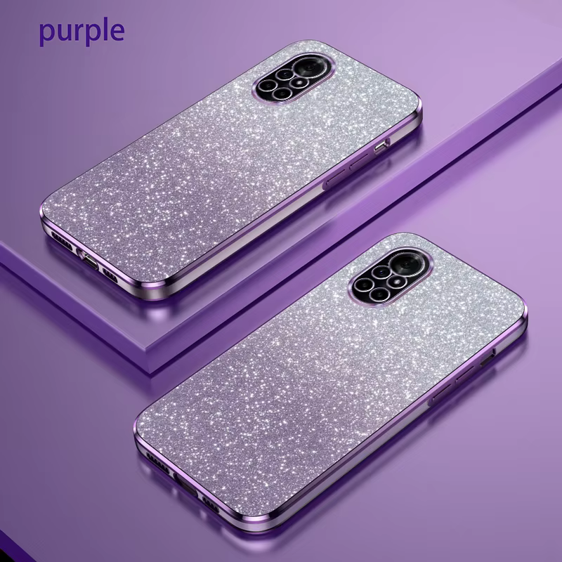 Huawei nova 8 Pro – Funda de Silicona con Brillo Degradado