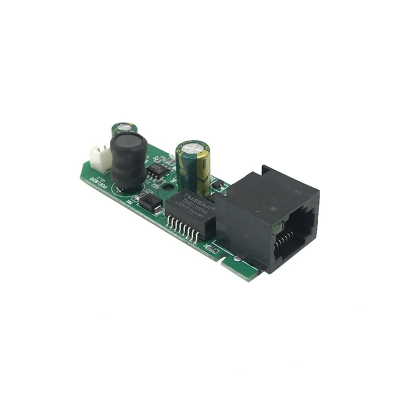 Módulo inyector RJ45 PoE conexiones