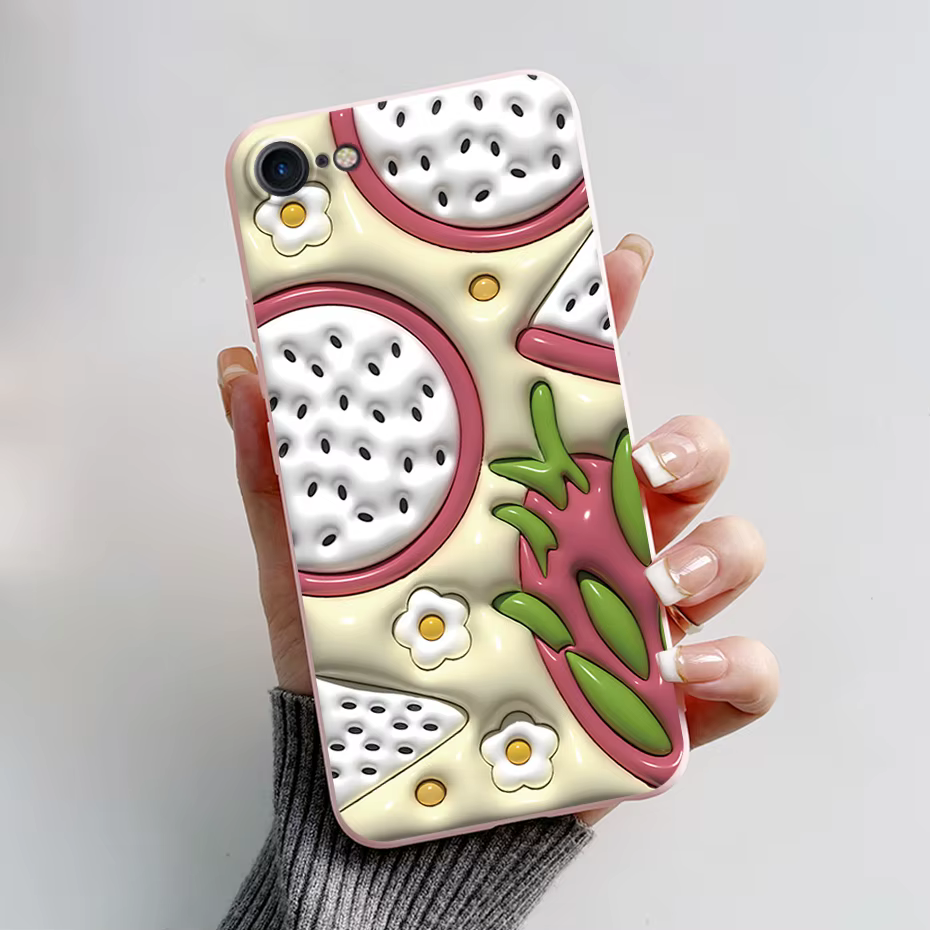 Funda vista frontal con logo de Apple