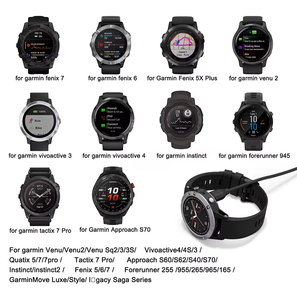 Cable Carga USB-C Relojes Garmin Fenix 7 / Forerunner 255 / 955 - imagen 4