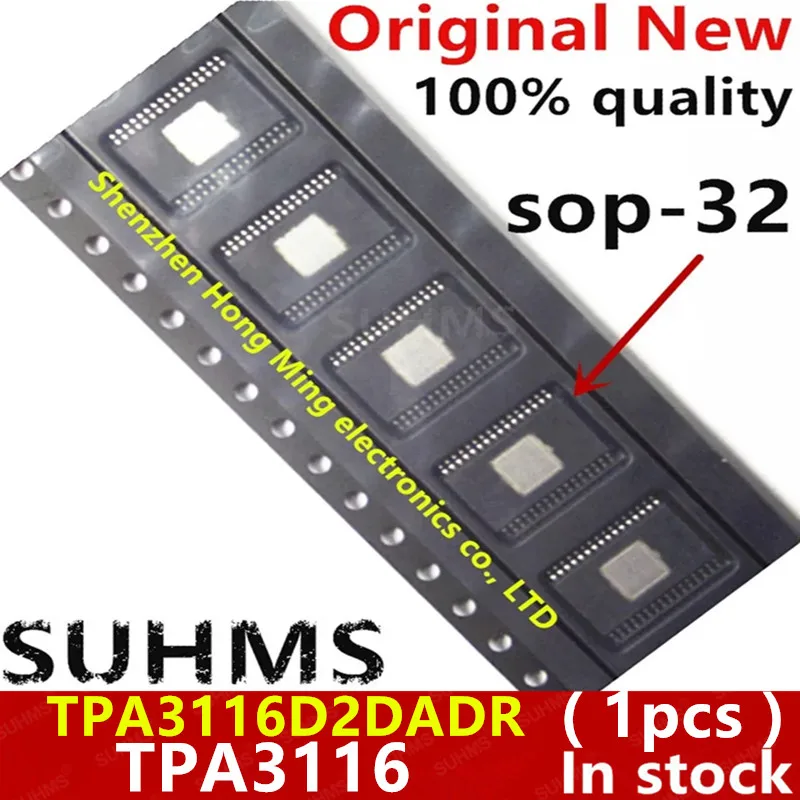 Vista superior del Chipset TPA3116D2