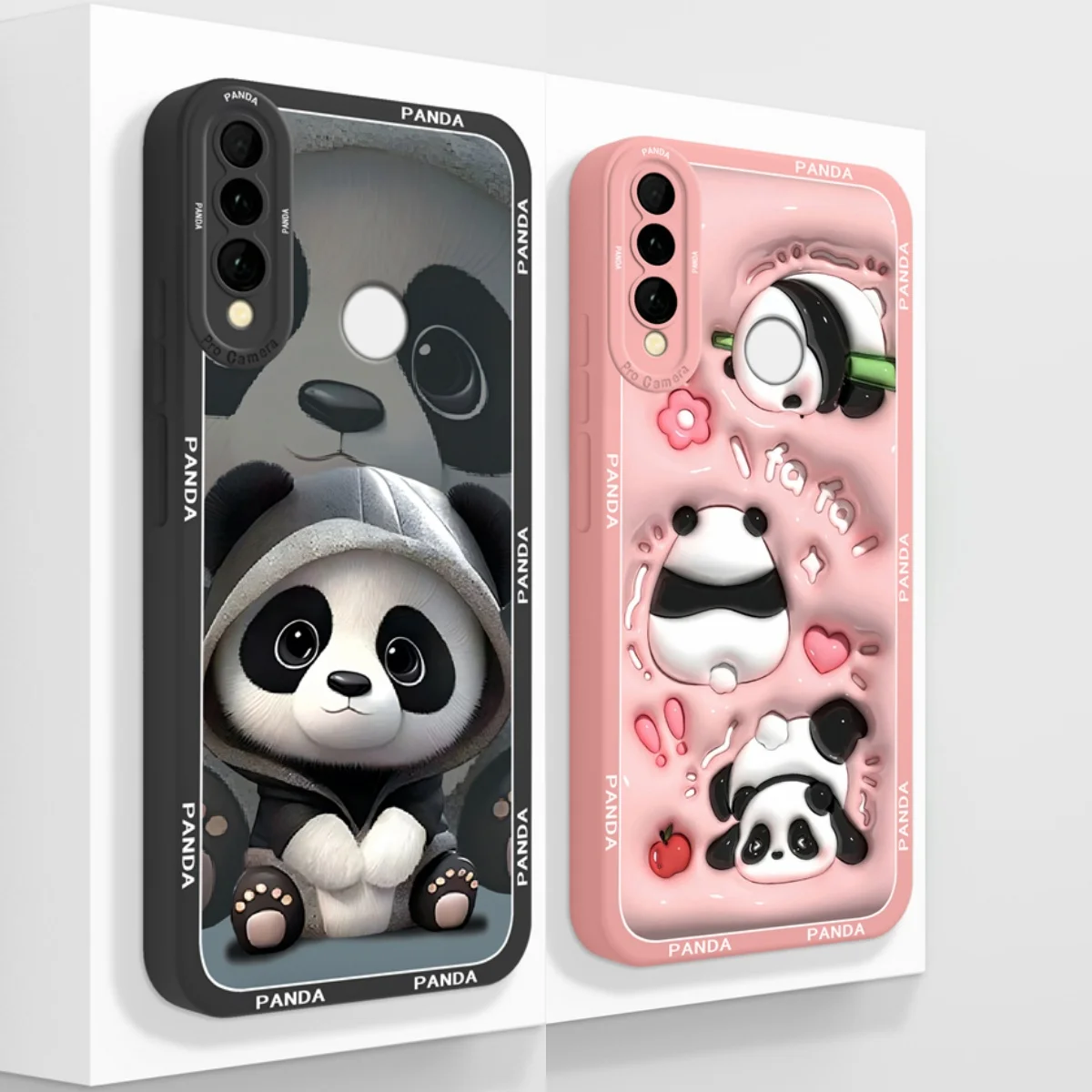 Funda Honor 9X Pro Panda – Silicona Suave Protección Cámara