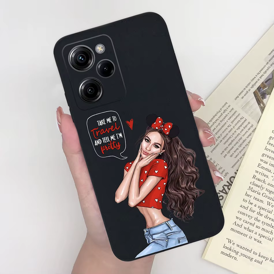 Vista de la funda trasera para POCO X5 Pro 5G