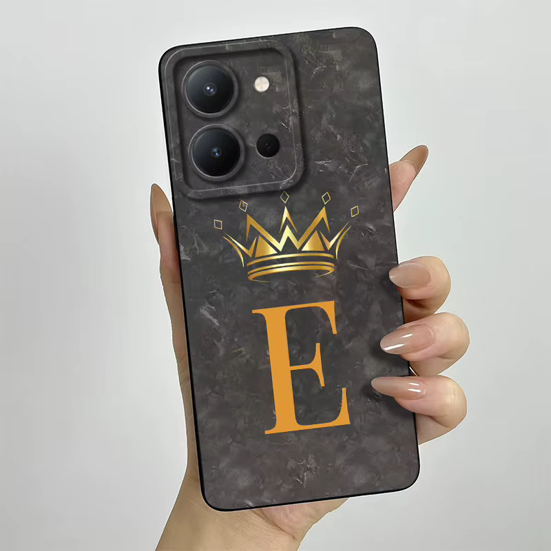 Funda Silicona Vivo Y36 Letras Estampadas Antigolpes - imagen 5