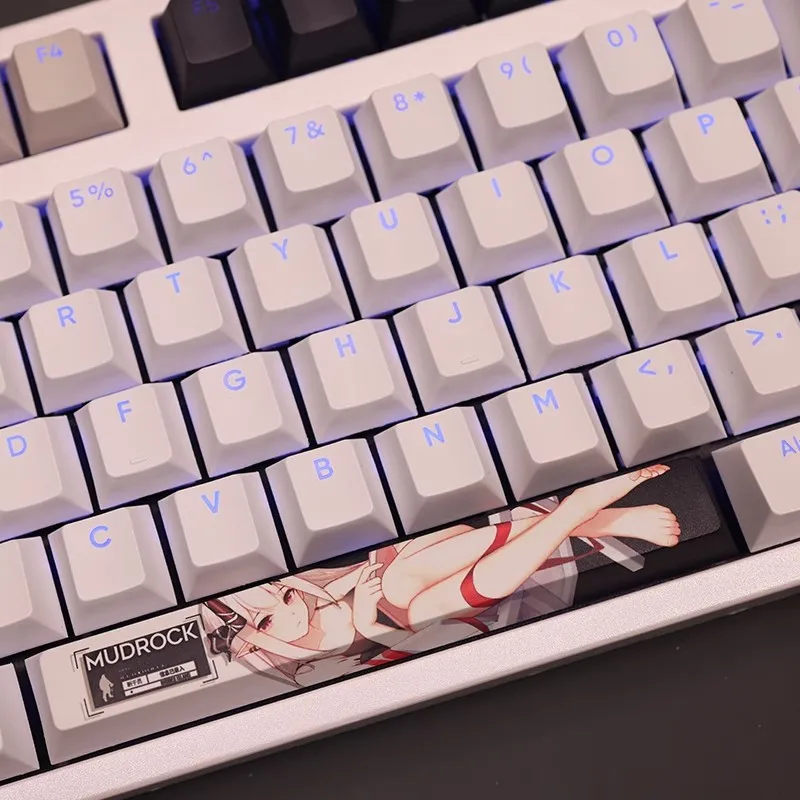 Arknights Mudrock Juego de Teclas PBT Retroiluminadas Anime - imagen 3