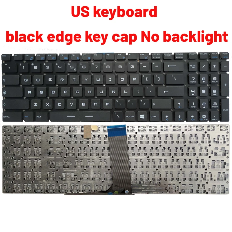 Comparación del teclado nuevo con el original